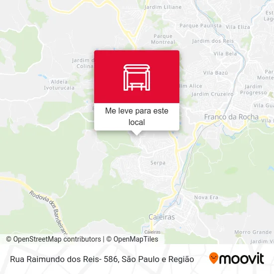 Rua Raimundo dos Reis- 586 mapa