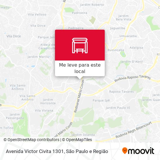 Avenida Victor Civita 1301 mapa