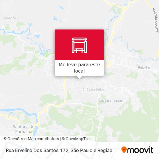 Rua Ervelino Dos Santos 172 mapa