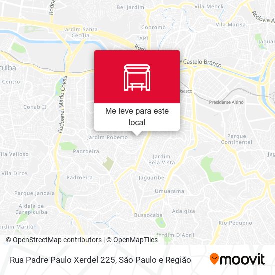 Rua Padre Paulo Xerdel 225 mapa