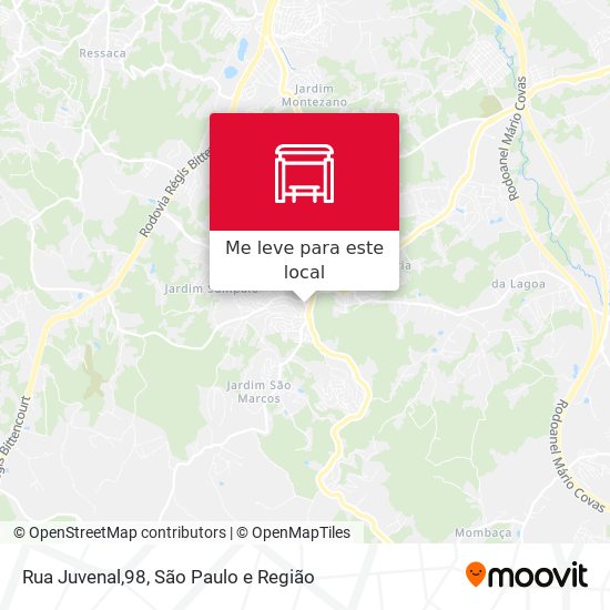 Rua Juvenal,98 mapa