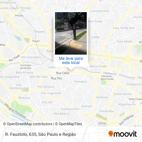 R. Faustolo, 635 mapa