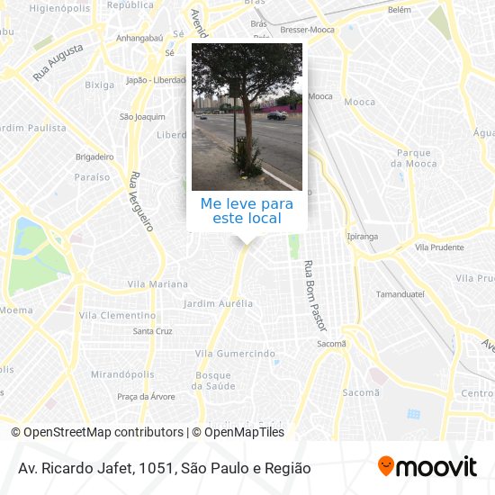 Av. Ricardo Jafet, 1051 mapa