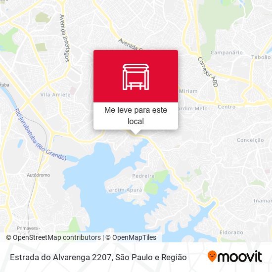Estrada do Alvarenga 2207 mapa