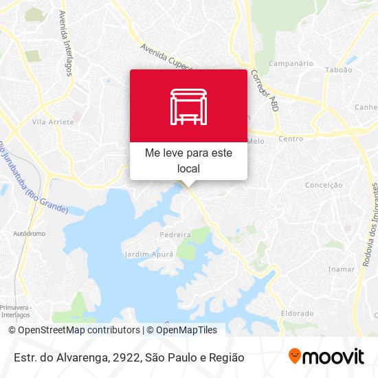 Estr. do Alvarenga, 2922 mapa