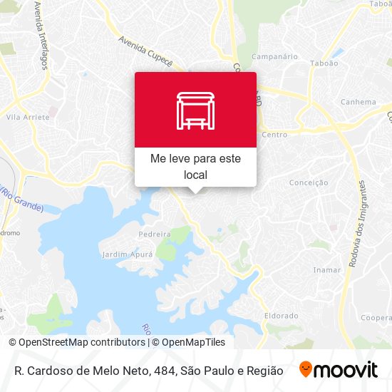 R. Cardoso de Melo Neto, 484 mapa