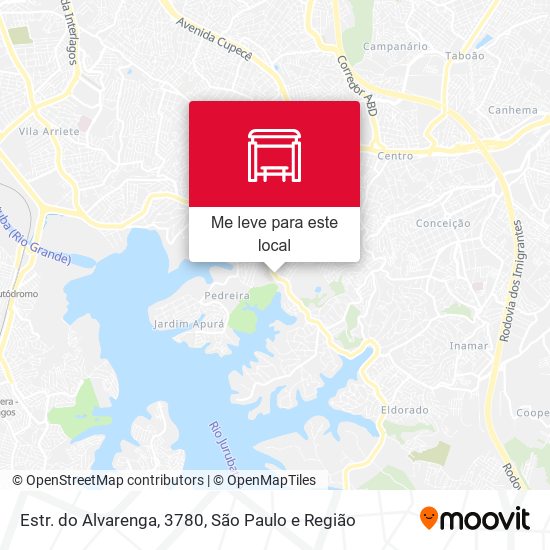 Estr. do Alvarenga, 3780 mapa