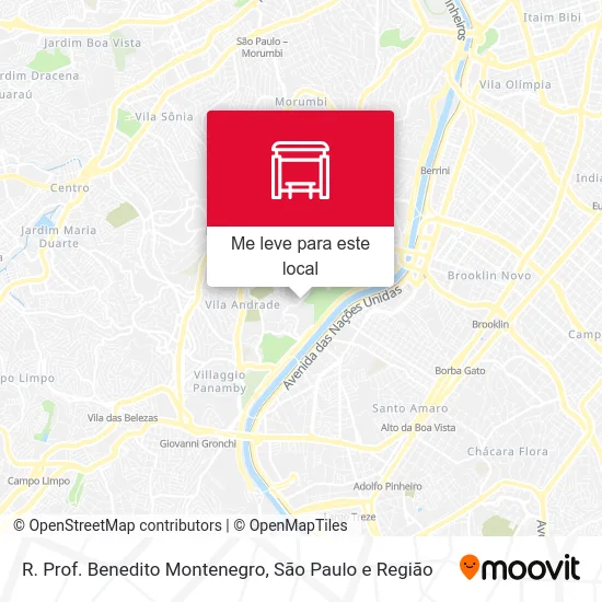 R. Prof. Benedito Montenegro mapa