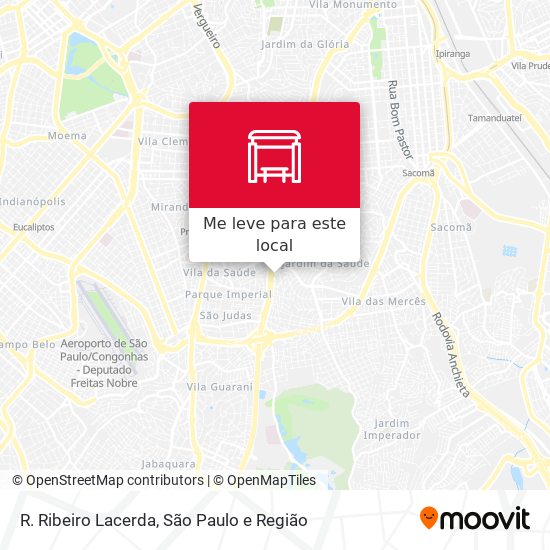 R. Ribeiro Lacerda mapa