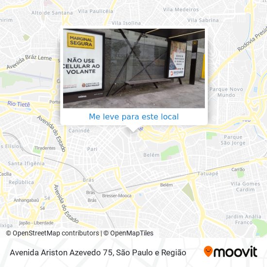 Avenida Ariston Azevedo 75 mapa