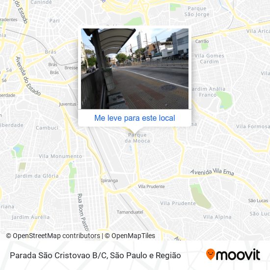 Parada São Cristovao B/C mapa
