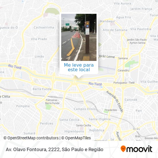 Av. Olavo Fontoura, 2222 mapa