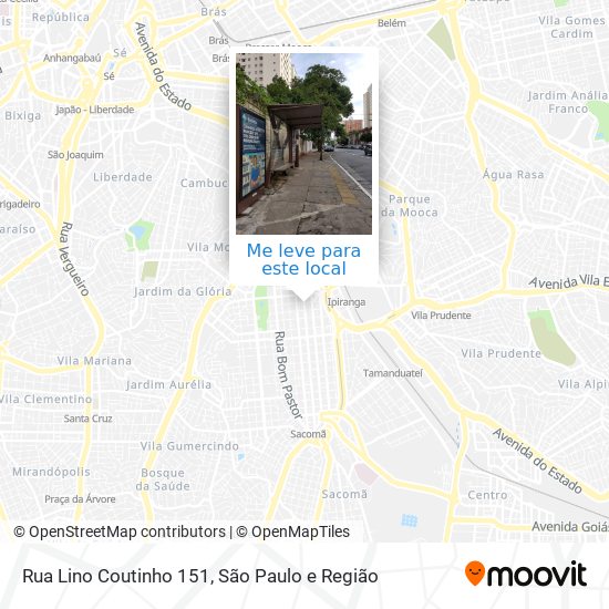 Rua Lino Coutinho 151 mapa
