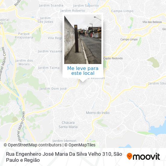 Rua Engenheiro José Maria Da Silva Velho 310 mapa