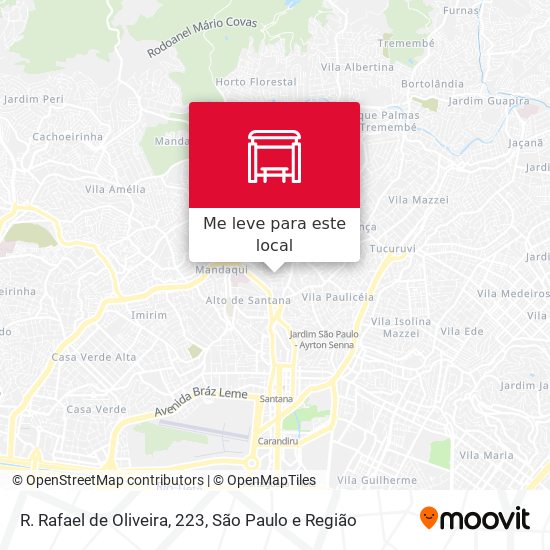 R. Rafael de Oliveira, 223 mapa