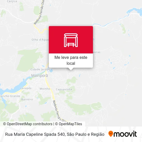 Rua Maria Capeline Spada 540 mapa