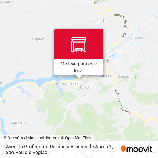 Avenida Professora Dulcinéia Arantes de Abreu 1 mapa