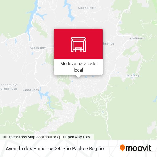 Avenida dos Pinheiros 24 mapa
