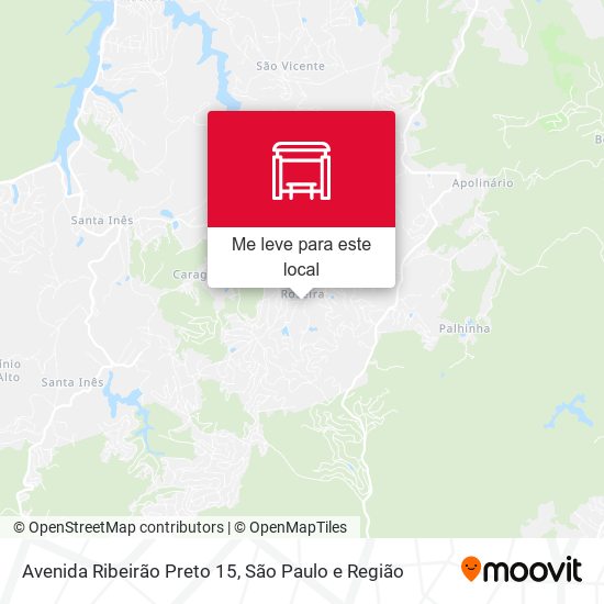 Avenida Ribeirão Preto 15 mapa