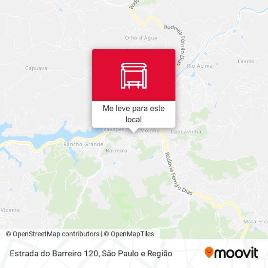 Estrada do Barreiro 120 mapa
