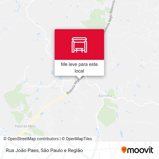 Rua João Paes mapa