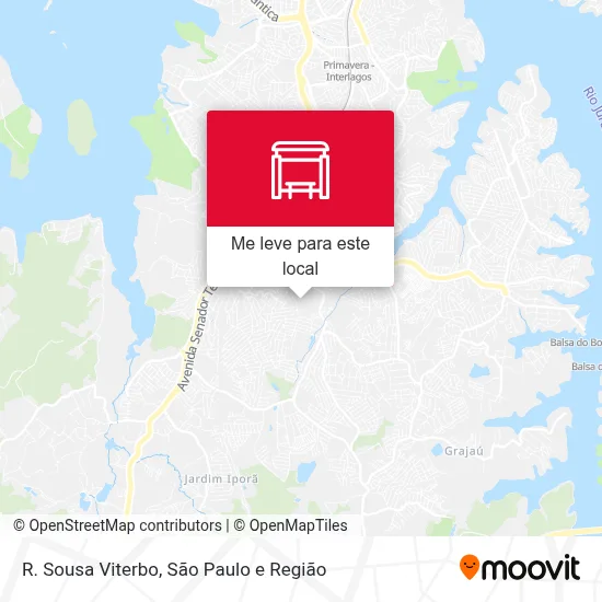 R. Sousa Viterbo mapa