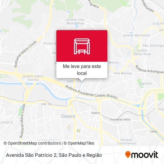 Avenida São Patrício 2 mapa
