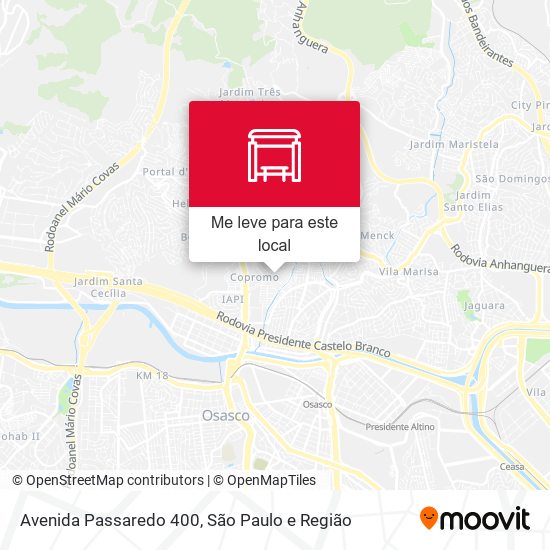 Avenida Passaredo 400 mapa