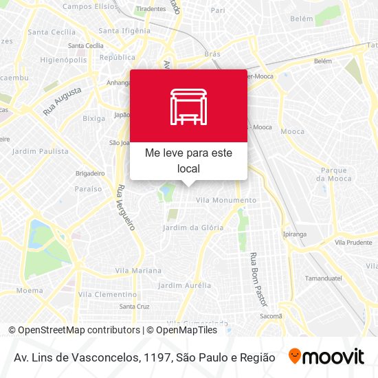 Av. Lins de Vasconcelos, 1197 mapa