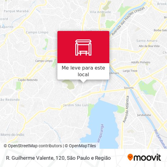 R. Guilherme Valente, 120 mapa