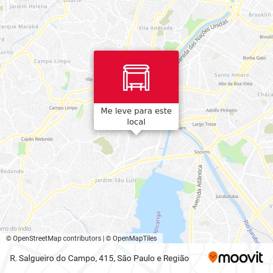 R. Salgueiro do Campo, 415 mapa