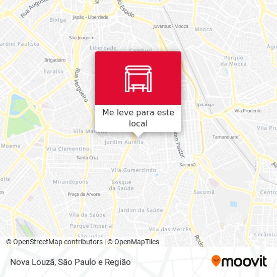 Nova Louzã mapa