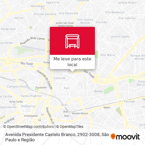 Avenida Presidente Castelo Branco, 2902-3008 mapa
