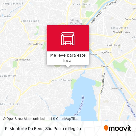 R. Monforte Da Beira mapa