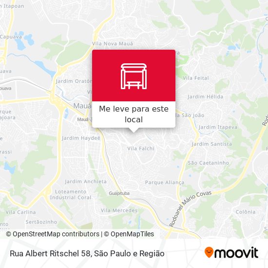 Rua Albert Ritschel 58 mapa
