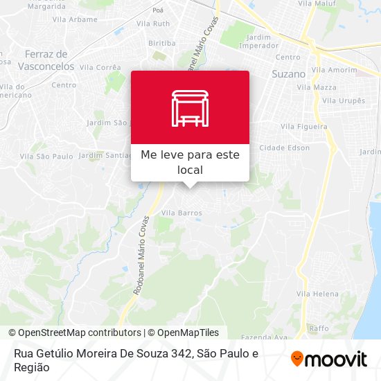 Rua Getúlio Moreira De Souza 342 mapa