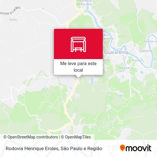 Rodovia Henrique Eroles mapa
