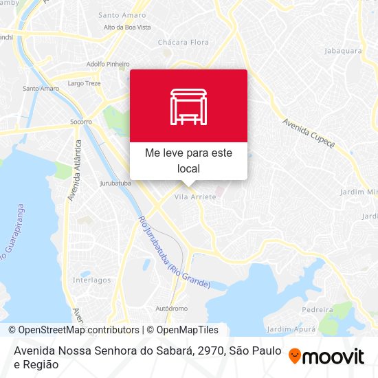 Avenida Nossa Senhora do Sabará, 2970 mapa