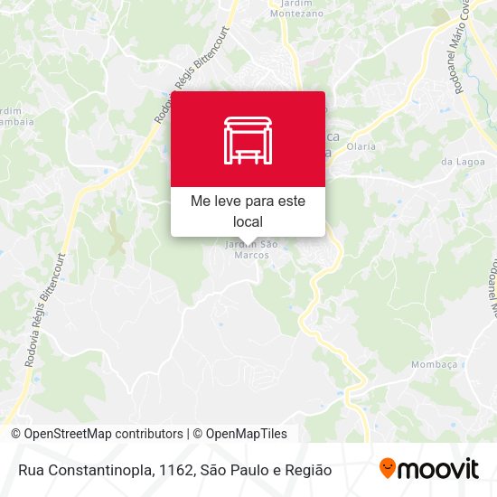 Rua Constantinopla, 1162 mapa