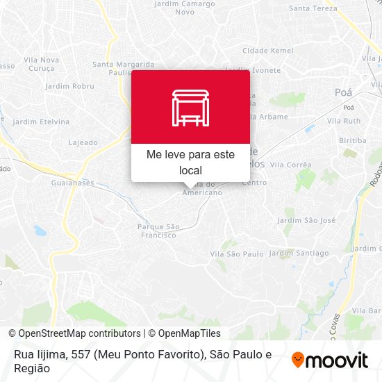 Rua Iijima, 557 (Meu Ponto Favorito) mapa