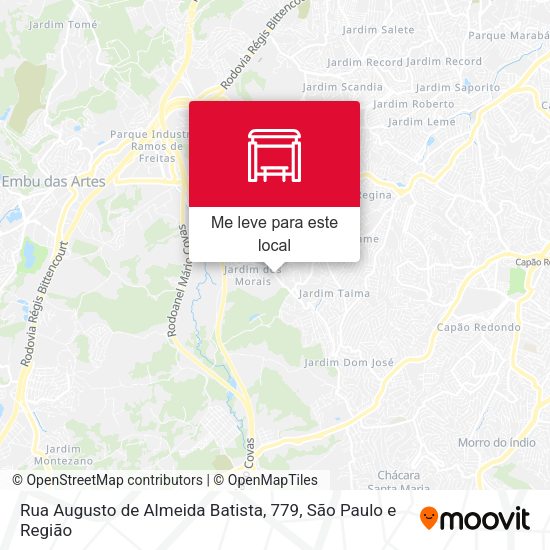 Rua Augusto de Almeida Batista, 779 mapa