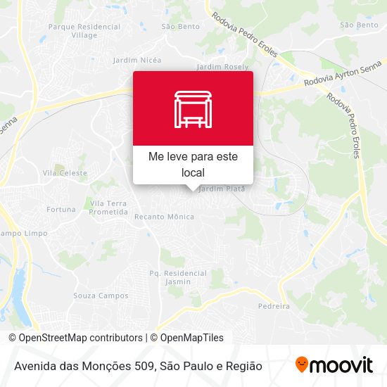 Avenida das Monções 509 mapa