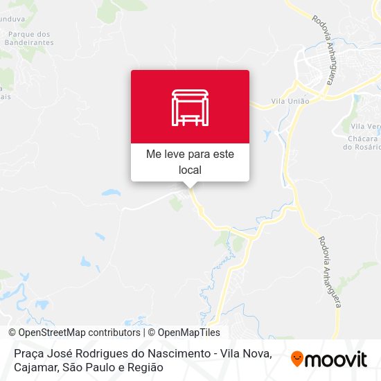 Praça José Rodrigues do Nascimento - Vila Nova, Cajamar mapa