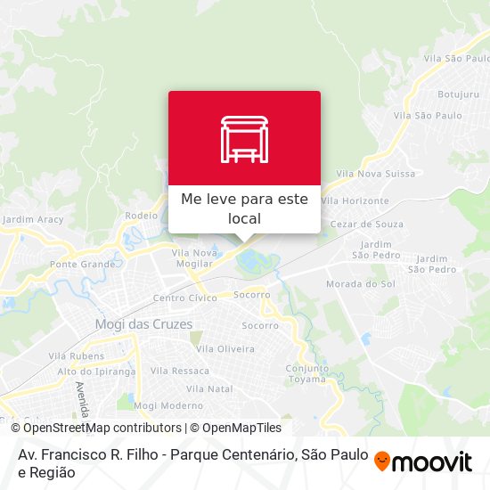Av. Francisco R. Filho - Parque Centenário mapa