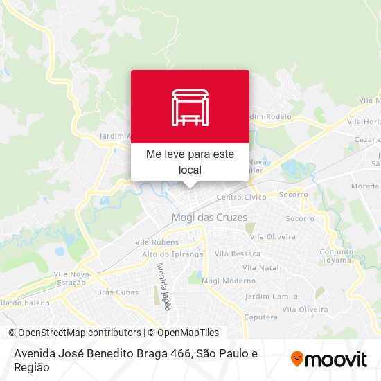 Avenida José Benedito Braga 466 mapa