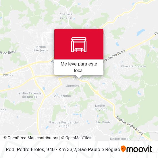 Rod. Pedro Eroles, 940 - Km 33,2 mapa