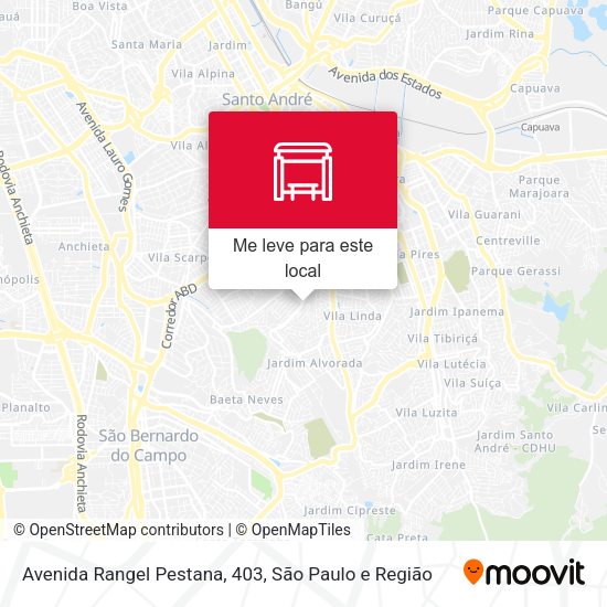Avenida Rangel Pestana, 403 mapa