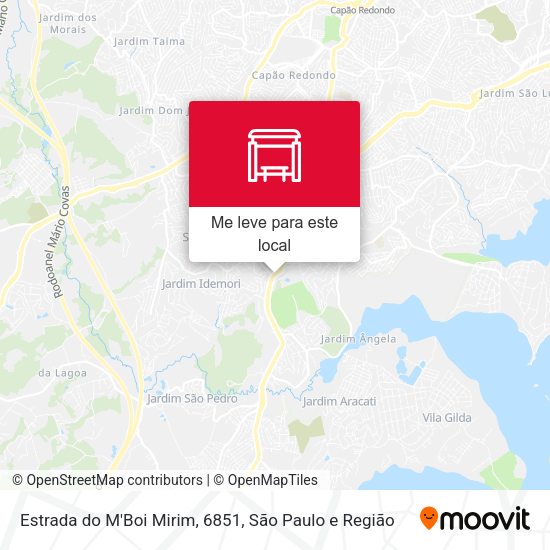 Estrada do M'Boi Mirim, 6851 mapa