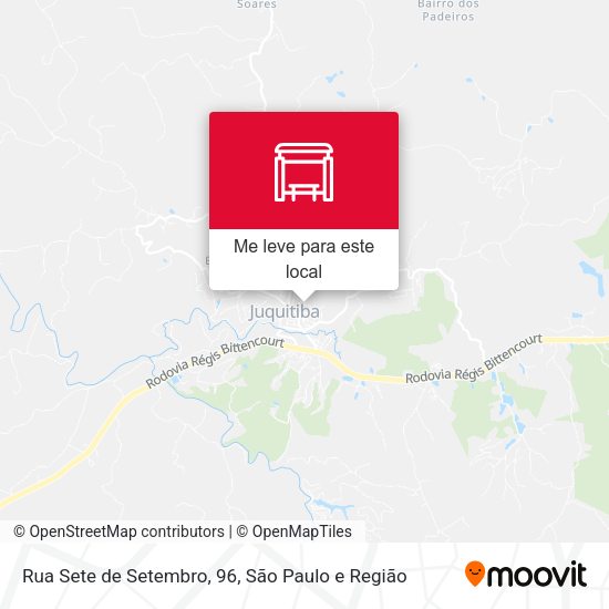 Rua Sete de Setembro, 96 mapa
