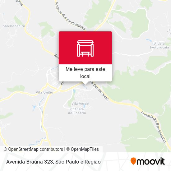 Avenida Braúna 323 mapa